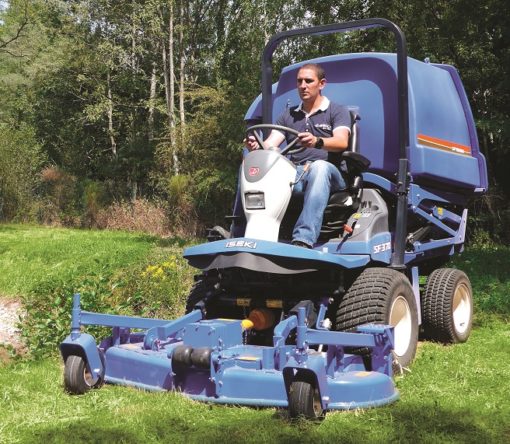 ISEKI SF370 Out-front mower available at Nigel Rafferty Groundcare, Redruth