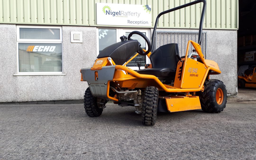 AS MOTOR EX-HIRE SHERPA RIDE-ON BRUSHCUTTERS FOR SALE.  NOW SOLD!