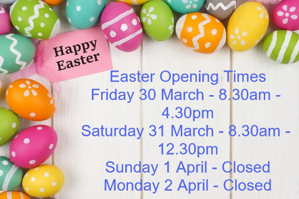 Nigel Rafferty Groundcare Easter Opening Times 2018