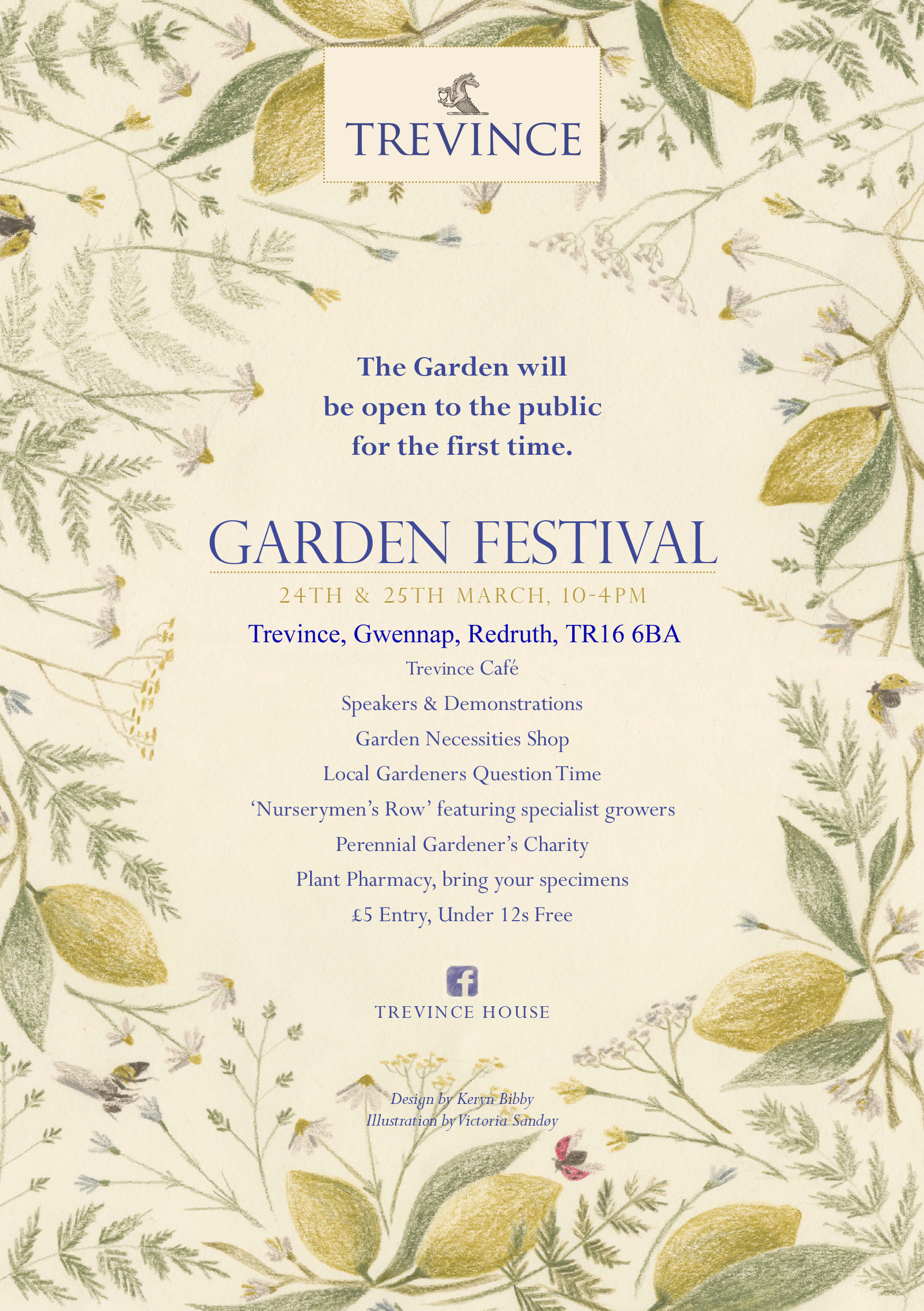 TREVINCE GARDEN FESTIVAL – 24-25 MARCH 2018 – COME AND SEE US THERE!