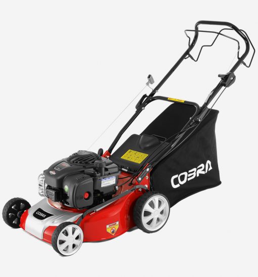 Cobra Petrol Pedestrian Mower available at Nigel Rafferty Groundcare