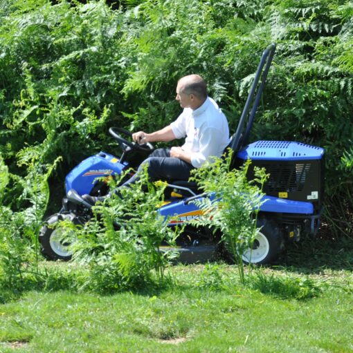 Iseki SRA950F Ride on Brushcutter available at Nigel Rafferty Groundcare, Cornwall