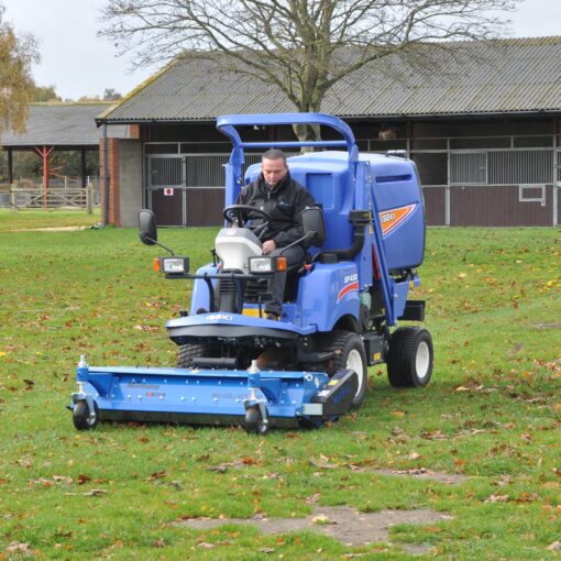 Iseki SF450 Out Front Mower with Muthing Flail available at Nigel Rafferty Groundcare, Cornwall